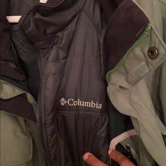 Columbia waterproof Coat lite green - Picture 6 of 8